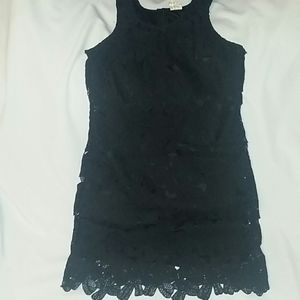 Lace Overlay Dress